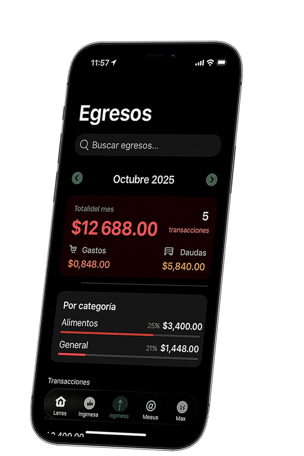Abundia Control de Egresos