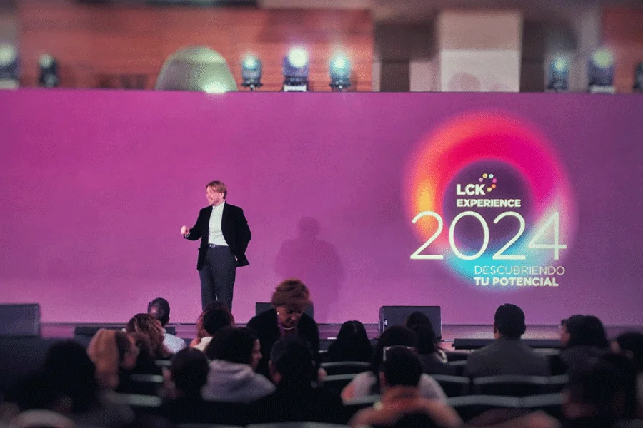 On stage at the LCK Experience